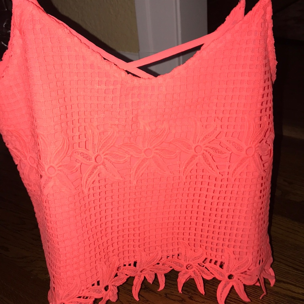 bright orange impeccable pig top